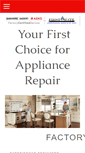 Mobile Screenshot of firstrateappliance.com